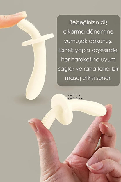 Selven Baby 2'li Silikon Bebek Diş Kaşıyıcı Seti | BPA İçermeyen Yumuşak Dişlik
